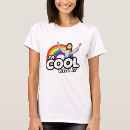 私は一緒にクールいる – Rainbow Jesus Tシャツ