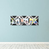 私は一緒に構築された人生を愛する6つの写真の援助ca キャンバスプリント (インサイチュ (ウッドフロア))