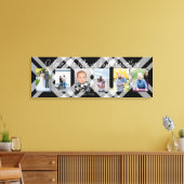 私は一緒に構築された人生を愛する6つの写真の援助ca キャンバスプリント (インサイチュ (リビング))