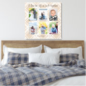 私は一緒に構築された人生を愛する6つの写真の援助ca キャンバスプリント (インサイチュ (寝室))