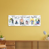 私は一緒に構築された人生を愛する6つの写真の格子柄 キャンバスプリント (インサイチュ (リビング))