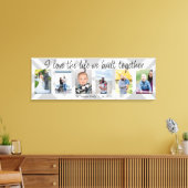 私は一緒に構築された人生を愛する6つの写真の格子柄 キャンバスプリント (インサイチュ (リビング))