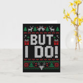 私は一致するクリスマスの衣装クリスマス家族 カード (黄色い花)