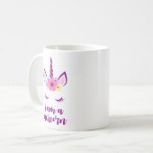 私は一角獣だ コーヒーマグカップ (正面左)
