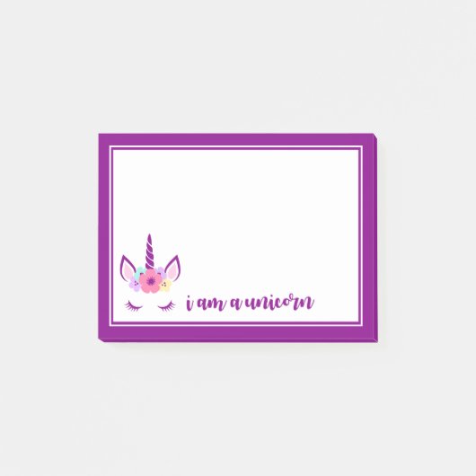 私は一角獣 ポストイット (正面)