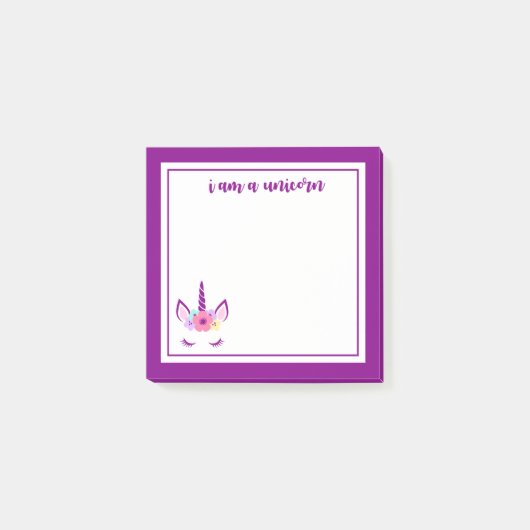私は一角獣 ポストイット (正面)