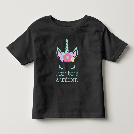 私は一角生まれ獣でした トドラーTシャツ (正面)