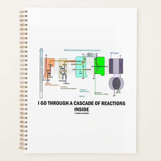 私は一連の反応を内部で経験する プランナー手帳 (正面)