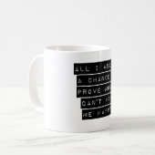 私は一頼望である コーヒーマグカップ (正面左)