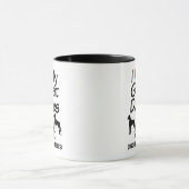 私は三人の大きなダンスが大好き マグカップ (中央)