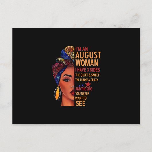 私は三威厳がある方の女威厳がある性 案内ポストカード (正面)