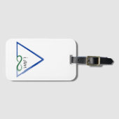 私は三角形の荷物のラベルです ラゲッジタグ (正面横)