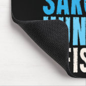 私は三話言語の皮肉の狩りとフィッシュ マウスパッド (コーナー)