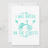 私は三輪車のトライカーギフトの通りで育った 招待状 (正面)