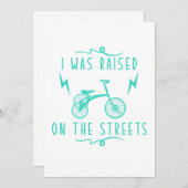 私は三輪車のトライカーギフトの通りで育った 招待状 (正面/裏面)