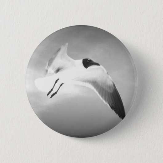 私は上で立上がります 缶バッジ (正面)