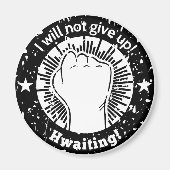 私は上与えがらない!待って!イングランジ マグネット (正面)