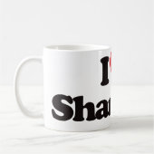 私は上海を愛します コーヒーマグカップ (左)