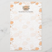 私は上腕骨の骨を見つけおもしろいた 便箋 (正面)