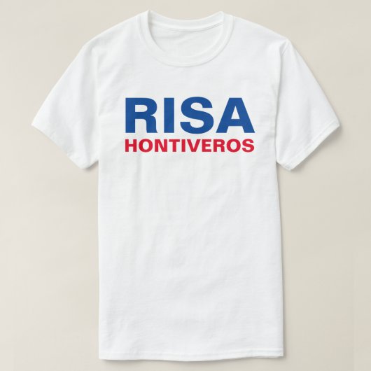 私は上院議員Risa Hontiverosカスタマイズ可能をサポート Tシャツ (デザイン正面)