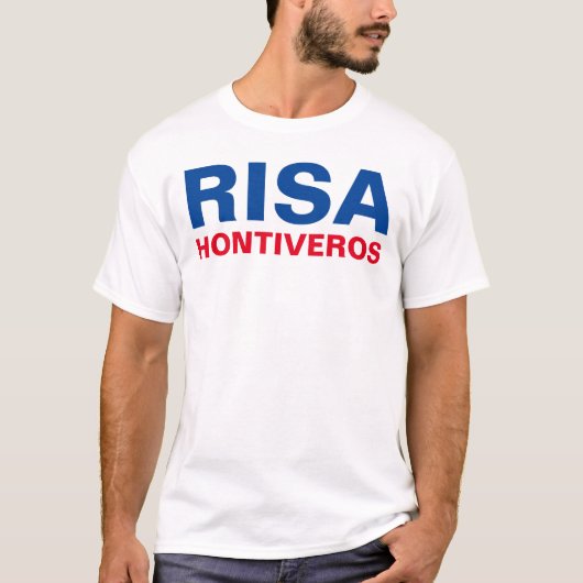 私は上院議員Risa Hontiverosカスタマイズ可能をサポート Tシャツ (正面)