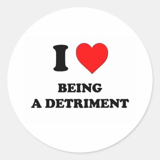 私は不利益を被るのが大好き ラウンドシール (正面)