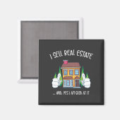 私は不動産を売実在る マグネット (正面/裏面)