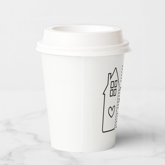 私は不動産を売実在る 紙コップ (右)