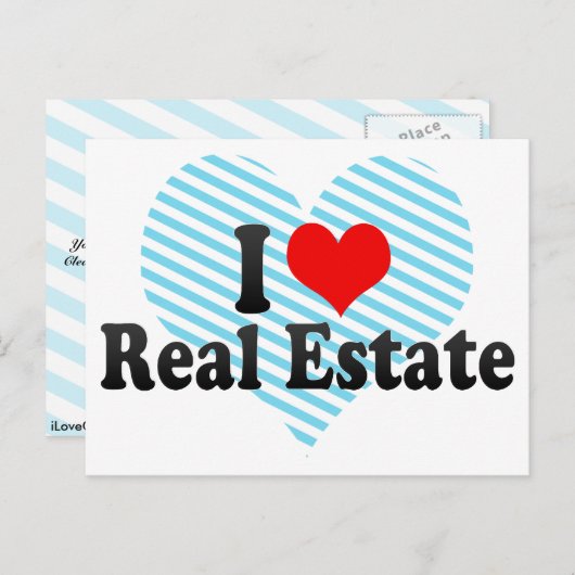 私は不動産を愛します ポストカード (正面/裏面)