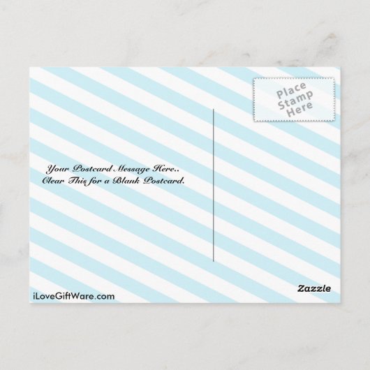 私は不動産を愛します ポストカード (裏面)