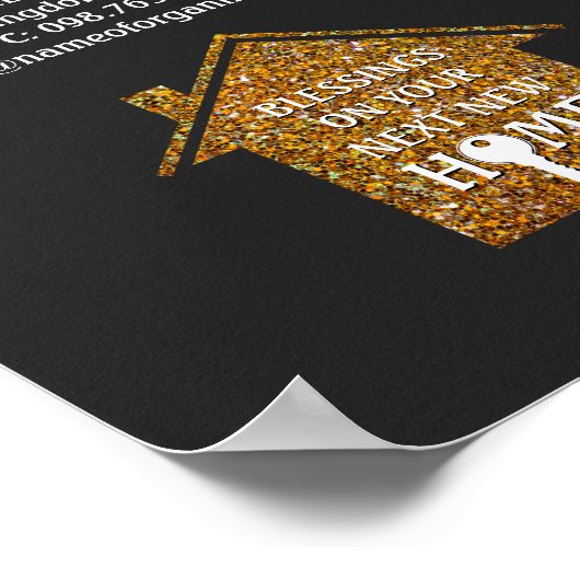 私は不動産実在愛紹介不動産仲介業者を販売 ポスター (角)