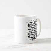 私は不動産業者のマグです コーヒーマグカップ (正面右)