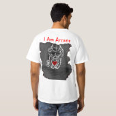 私は不可解なワイシャツです Tシャツ (裏面フル)