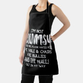 私は不器用なおもしろい諺ではない エプロン (インサイチュ)