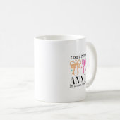 私は不安に苦しんでいません 実際かなり コーヒーマグカップ (正面右)