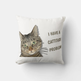 私は不屈の問題を抱えている！かわいいカスタム クッション