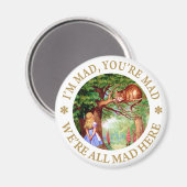 私は不機嫌あなたはの不機嫌私たちはここにいる不機嫌! マグネット (正面/裏面)