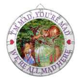 私は不機嫌あなたは不機嫌私たちはここにいる不機嫌! ダーツボード (正面)