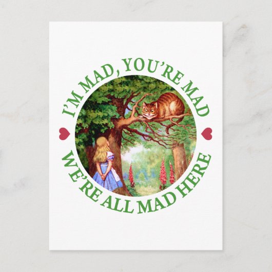 私は不機嫌あなたは不機嫌私たちはここにいる不機嫌! ポストカード (正面)