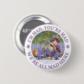 私は不機嫌あなたは不機嫌私たちはここにいる不機嫌! 缶バッジ (正面&裏面)