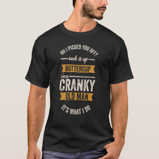 私は不機嫌だ吸よ、バターカップをオフに怒った Tシャツ