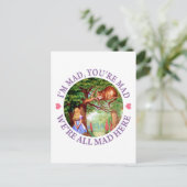 「私は不機嫌だ、あなたは不機嫌だ、みんな不機嫌だ！」 ポストカード (スタンド正面)