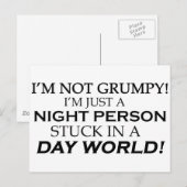 私は不機嫌ではない ポストカード (正面/裏面)