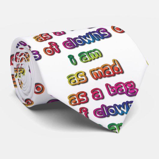 私は不機嫌のバッグとしてピエロタイ ネクタイ (ロール)