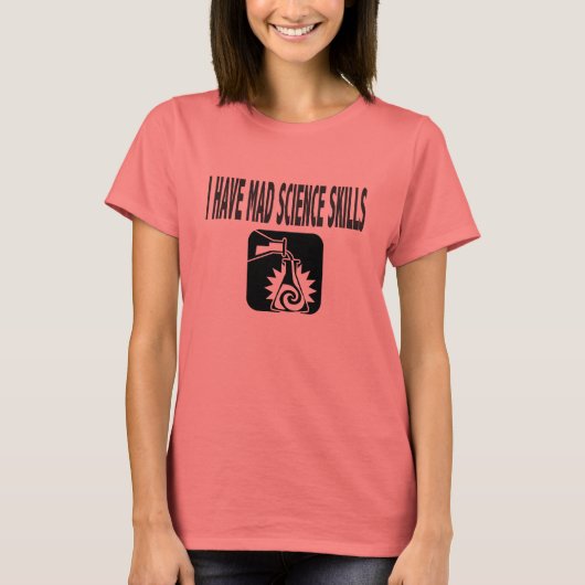 私は不機嫌科学の技術を持っている Tシャツ (正面)