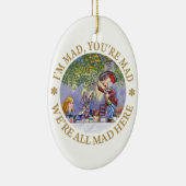 私は不機嫌、あなたは不機嫌、私達いますここにすべての不機嫌です! セラミックオーナメント (右)