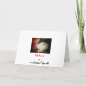 私は不機嫌!私が恋しく思お前の誕生日 カード (裏面)