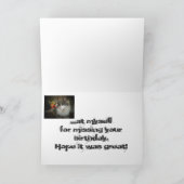 私は不機嫌!私が恋しく思お前の誕生日 カード (内部)