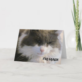 私は不機嫌!私が恋しく思お前の誕生日 カード