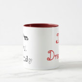 私は不機嫌、私です劇的ではないです マグカップ (中央)